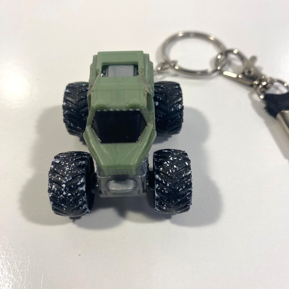 Monster Jam Mini Soldier Fortune 1:87 Custom Keychain Lanyard Winter Snow Tires